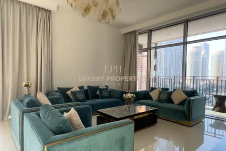 2 Bedroom Flat for Rent in Downtown Dubai, Dubai - High Floor | BLVD Views | Bright Living