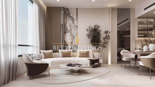 1 Спальня Апартаменты Продажа в Мотор Сити, Дубай - Living room and kitchen. jpg