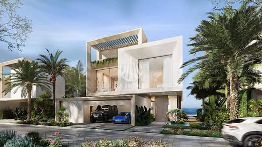 5 Bedroom Villa for Sale in Ajmal Makan City - Sharjah Waterfront, Sharjah - Villa_02 Front corner view. jpg