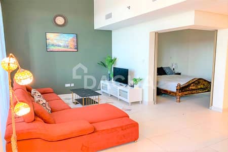 1 Bedroom Flat for Rent in Downtown Dubai, Dubai - Furnished | Chiller free | Balcony