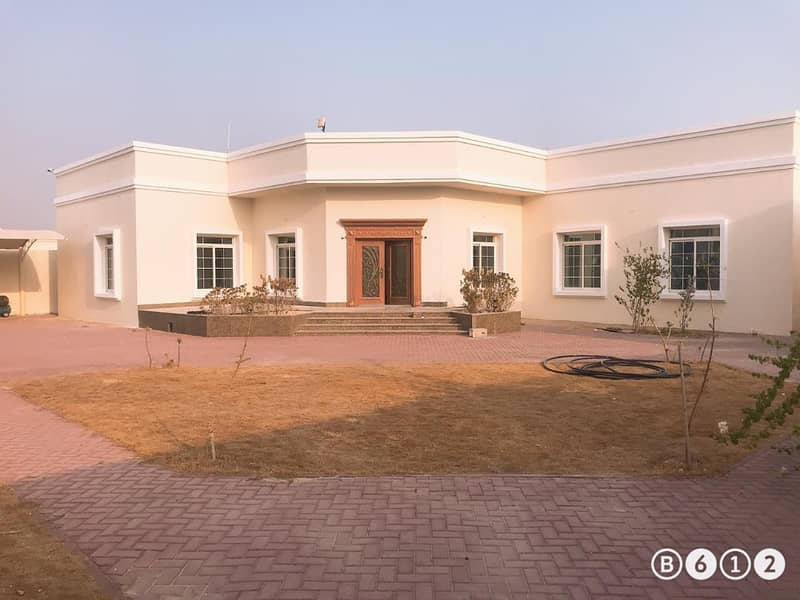 Villa for rent in Ajman area Al Raqaib ground floor central air conditioning large area