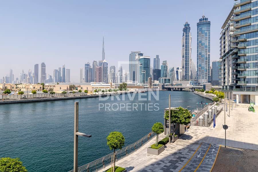 High Floor with Burj Khalifa and Canal Views