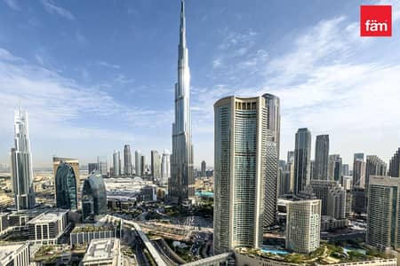 2 Bedroom Flat for Rent in Downtown Dubai, Dubai - Burj Khalifa View | Large Layout | Bills Included