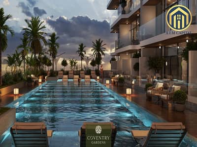 Studio for Sale in Dubai Land Residence Complex, Dubai - POOL NIGHT 2. jpg