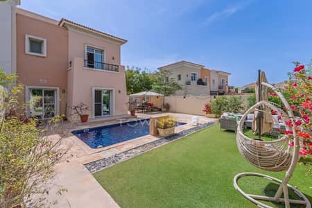 3 Bedroom Villa for Rent in Arabian Ranches, Dubai - Opposite Pool + Park | Type 3E | Vacant July