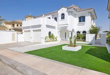 5 Bedroom Villa for Rent in Palm Jumeirah, Dubai - High Number | Fully Furnished | Marina View