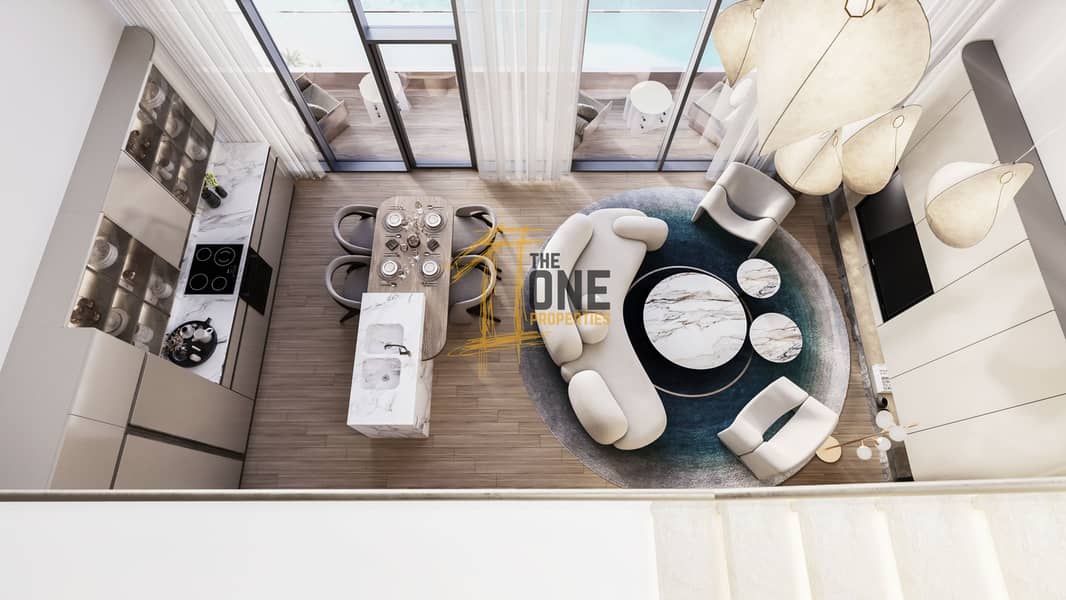 19 QDM_2BR Duplex Living & Kitchen_V02. png