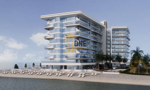 1 Спальня Апартаменты Продажа в Аль Марджан Айленд, Рас-эль-Хайма - view from the beach . png