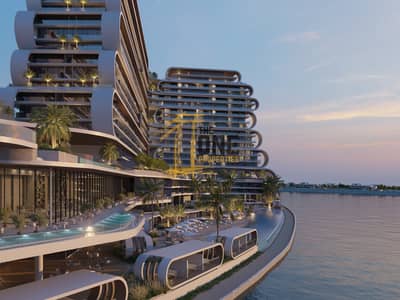 3 Bedroom Apartment for Sale in Al Marjan Island, Ras Al Khaimah - VIEW12-HOTEL LOBBY DECK VIEW SUNSET. jpg