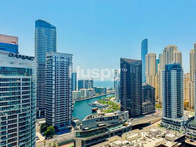 2 Bedroom Flat for Rent in Dubai Marina, Dubai - Marina View | High Floor | Vacant