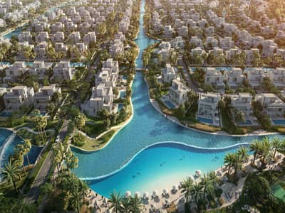 4 Bedroom Villa for Sale in The Oasis by Emaar, Dubai - LOWEST PRICE FULL LAGOON PALMIERA 1 ON THE MARKET