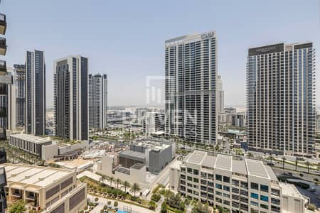1 Bedroom Apartment for Sale in Dubai Creek Harbour, Dubai - Vacant | Soothing Pool View from a High Level Apt