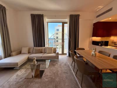 1 Bedroom Apartment for Rent in Jumeirah, Dubai - Fully Furnished | Partial Seaview | Large Layout