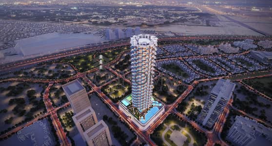 1 Спальня Апартамент Продажа в Джумейра Вилладж Серкл (ДЖВС), Дубай - Exterior Royale 4. jpg