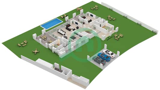 Ramhan Island - 7 Bedroom Villa Type SKY I-M Floor plan