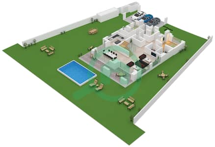 Ramhan Island - 6 Bedroom Villa Type VINTAGE I-M Floor plan