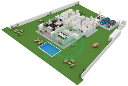 Ramhan Island - 6 Bedroom Villa Type VINTAGE II Floor plan
