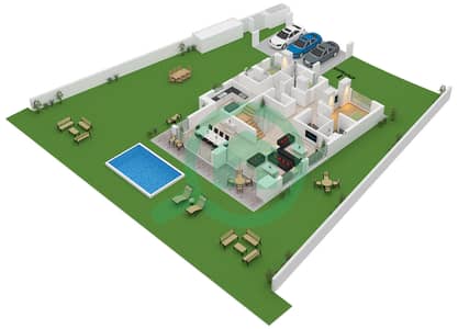 Ramhan Island - 6 Bedroom Villa Type VINTAGE II-M Floor plan