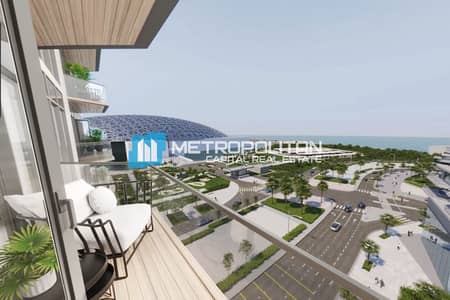 2 Bedroom Apartment for Sale in Saadiyat Island, Abu Dhabi - Offplan Resale | Partial Louvre View | PP 40/60