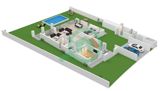 Ramhan Island - 5 Bedroom Villa Type SPARK I-M Floor plan
