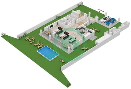 Ramhan Island - 5 Bedroom Villa Type SPARK II Floor plan