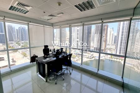 Office for Rent in Jumeirah Lake Towers (JLT), Dubai - Lake Views | Grade A | Fitted | Corner Unit