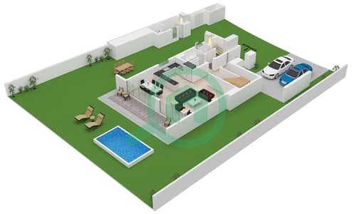 Ramhan Island - 3 Bedroom Villa Type CHARM III-M Floor plan