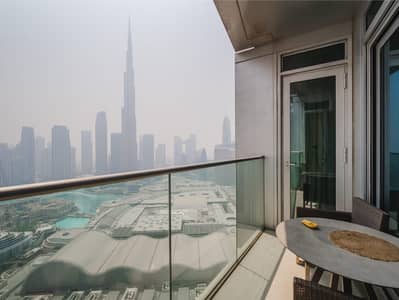 2 Bedroom Apartment for Sale in Downtown Dubai, Dubai - High Floor | Burj and Fountain View | Vacant