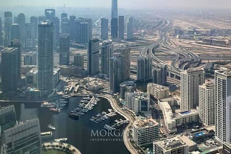 2 Bedroom Apartment for Sale in Jumeirah Beach Residence (JBR), Dubai - Modern Furnished | Very High Floor | Marina View