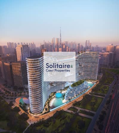 商业湾， 迪拜 1 卧室单位待售 - Aquarise Exterior-1. jpg