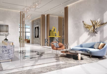 迪拜南部街区， 迪拜 3 卧室公寓待售 - Dubai South_Azizi Venice_B 001_Reception View02. jpg