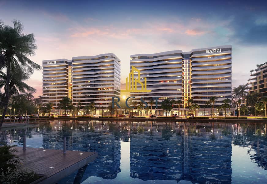 34 Dubai South_Azizi Venice_A 003_Front Water Side Evening_03. jpg