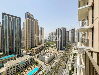 1 Bedroom Apartment for Rent in Dubai Creek Harbour, Dubai - Vacant | High Floor | Burj View