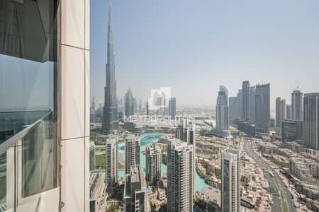 2 Bedroom Flat for Sale in Downtown Dubai, Dubai - Full Fountain and Burj Khalifa View | High Floor