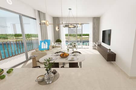 3 Bedroom Apartment for Sale in Yas Island, Abu Dhabi - Canal View |Corner Unit |3BR+M |Highest Floor