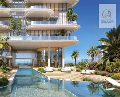 شقة 1 غرفة نوم للبيع في جزر دبي، دبي - pool. jpg