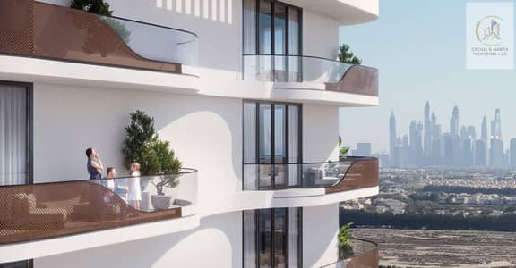 1 Спальня Апартаменты Продажа в Аль Фурджан, Дубай - V1STARA_Balcony View. jpg