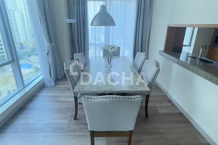 1 Bedroom Apartment for Rent in Dubai Marina, Dubai - Fully Furnished | Balcony | Marina Promenade