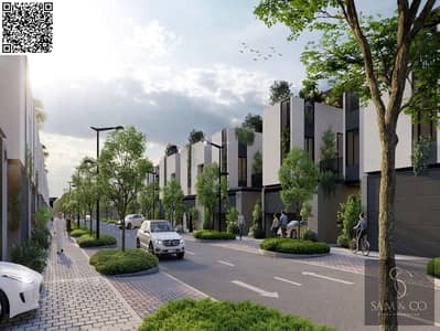 阿尔绍拉海滨郊区， 阿治曼 住宅地块待售 - AlZorah_District 9_3D_Internal Street 1. jpg