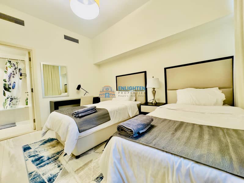 Fully Furnished | Highest Floor | Flexible cheques