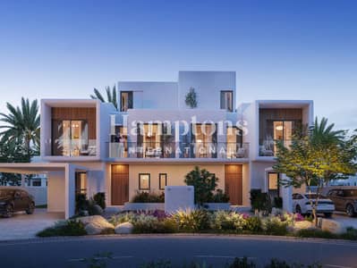 4 Bedroom Villa for Sale in The Valley by Emaar, Dubai - Park view | Single Row | Payment Plan