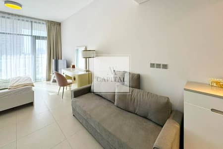 Studio for Rent in Al Jaddaf, Dubai - Burj Khalifa View | 12 cheques | Fully Furnished