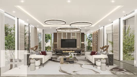 达马克山庄2号（达马克阿克雅）， 迪拜 4 卧室别墅待售 - Formal Living. jpg