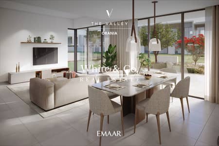 3 Bedroom Villa for Sale in The Valley by Emaar, Dubai - Best Location|Large Layout |Close to Park