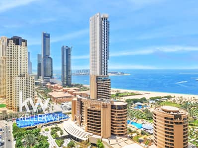 1 Bedroom Flat for Rent in Dubai Marina, Dubai - Full Sea View | Corner | High Floor | Furnished