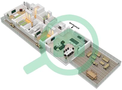 Riwa 1 - Апартамент 3 Cпальни планировка Тип/мера 3K / UNIT 7 FLOOR 8 Riwa 1 - Апартамент 3 Cпальни планировка Тип/мера 3K / UNIT 7 FLOOR 8