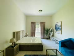 🏡 Furnished Studio | 12 Cheques | Near Metro | Spacious Layout