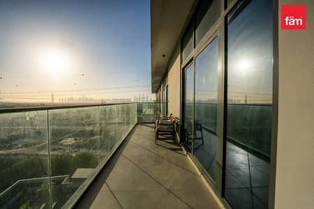 2 Bedroom Flat for Rent in Jumeirah Village Triangle (JVT), Dubai - Rare Unit | Pool and Skyline View | Vacant August