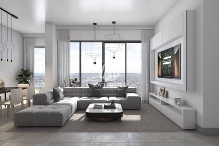 3 Bedroom Flat for Sale in Muwaileh, Sharjah - living-room-preview-al-mamsha-seerah-1536x1024. jpg