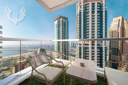 2 Bedroom Flat for Sale in Dubai Marina, Dubai - Furnished | Vacant On Transfer | Sea views